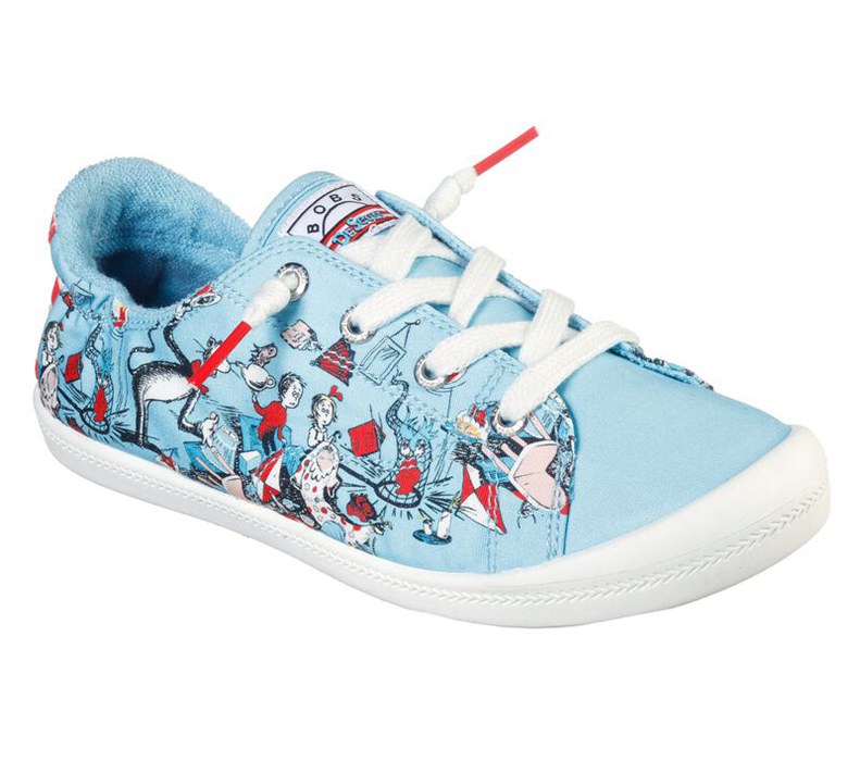 Skechers Dr. Seuss: Bobs Beach Bingo - Good Trick - Womens Slip On Shoes Blue/Multicolor [AU-KP6934]